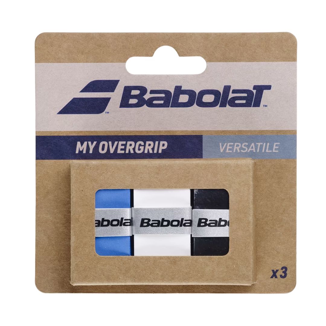 Babolat My Overgrip 3-Pack White/Black/Blue